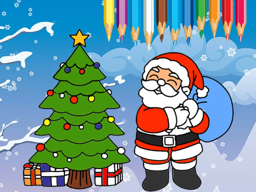 Coloring Christmas Tree img